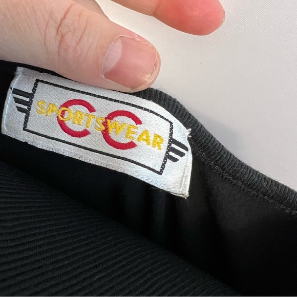 CC Sportswear Tank Top Black Sleeveless Shirt Strawberry Summer Womens L Large - Picture 3 of 3